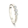 Matrix Diamond Trilogy Ring In 18ct White Gold -Outlet Jewel Orix Store 18W DR214 upright