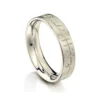 Ogham Diamond Flat Court Ring In 18ct White Gold -Outlet Jewel Orix Store 18W DR99 upright