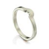 Arch Wedding Band In 18ct White Gold (R0181) -Outlet Jewel Orix Store 18W R0181 upright