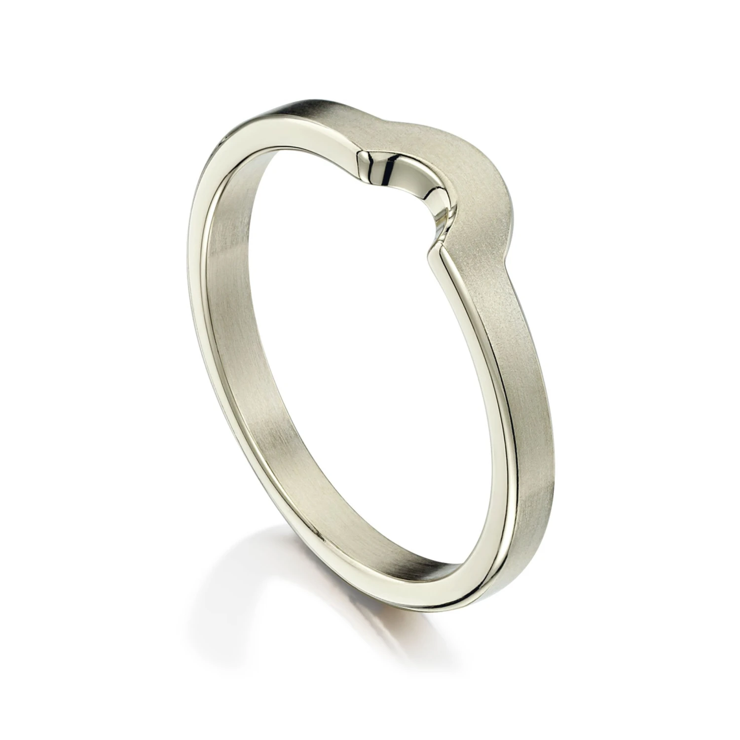 Arch Wedding Band In 18ct White Gold (R0181) 3 Arch Wedding Band In 18ct White Gold (R0181)