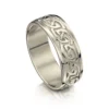 Celtic Knotwork Ring In 18ct White Gold -Outlet Jewel Orix Store 18W R23 upright