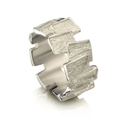 Flagstone Ring In 18ct White Gold