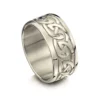 Celtic Knotwork Dress Ring In 18ct White Gold -Outlet Jewel Orix Store 18W RX23 upright