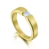 Tension-style 0.25ct Diamond Solitaire Ring In 18ct Yellow Gold -Outlet Jewel Orix Store 18Y DR124 upright