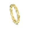 Celtic Twist Band In 18ct Yellow Gold -Outlet Jewel Orix Store 18Y R174 upright