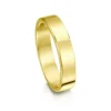 Contemporary 4mm Wedding Ring In 18ct Yellow Gold -Outlet Jewel Orix Store 18Y R4MFC upright