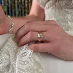 Matrix 12-Diamond Band In 9ct Yellow Gold -Outlet Jewel Orix Store 2040pxMatrixRingStackDR0215 DR00215in9ctYellow