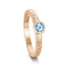 Matrix Blue Topaz Ring In 9ct Rose Gold -Outlet Jewel Orix Store 9R BT SR0215 upright