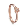 Diamond Daisies Ring In 9ct Rose Gold -Outlet Jewel Orix Store 9R DR0236 upright