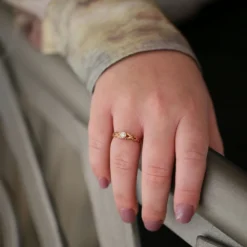 Celtic Twist 0.22ct Diamond Solitaire Ring In 9ct Rose Gold -Outlet Jewel Orix Store 9R DR175CelticTwists3