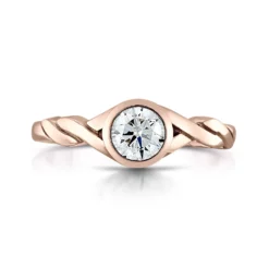 Celtic Twist 0.40ct Diamond Solitaire Ring In 9ct Rose Gold 7 Celtic Twist 0.40ct Diamond Solitaire Ring In 9ct Rose Gold -Outlet Jewel Orix Store 9R DR199 face 69a9b0ca 119c 4cca b316 64385d93526b