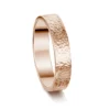 Honeycomb 5mm Textured Ring In 9ct Rose Gold -Outlet Jewel Orix Store 9R RX280