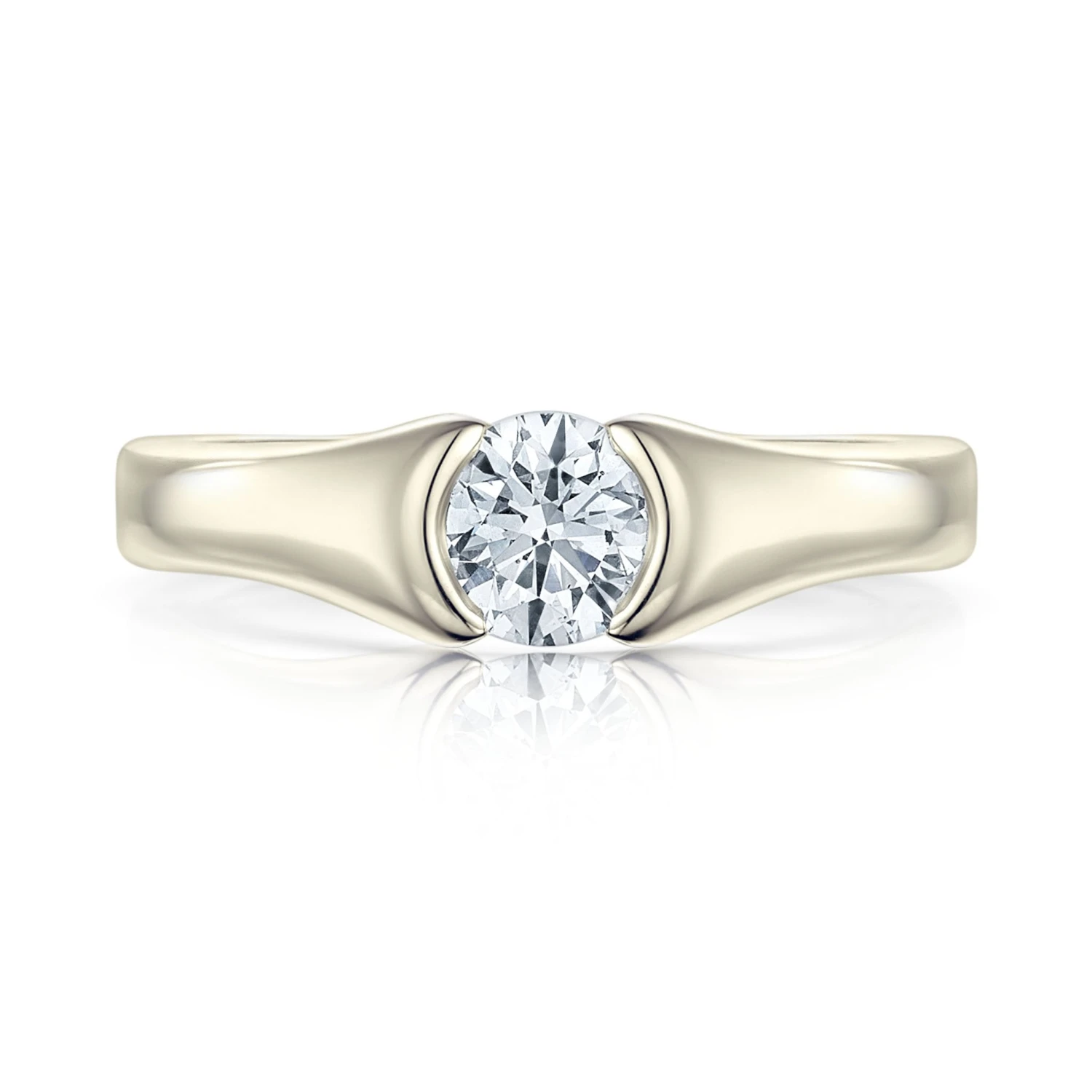 Venus 0.50ct Solitaire Diamond Ring In 9ct White Gold 4 Venus 0.50ct Solitaire Diamond Ring In 9ct White Gold - Image 2