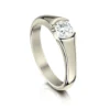 Venus 0.50ct Solitaire Diamond Ring In 9ct White Gold