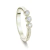 Matrix Diamond Trilogy Ring In 9ct White Gold -Outlet Jewel Orix Store 9W DR214 upright