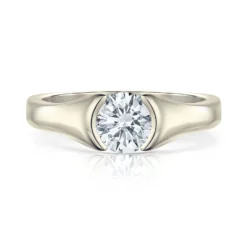Venus 1.0ct Solitaire Diamond Ring In 9ct White Gold -Outlet Jewel Orix Store 9W DRX212 face