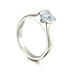North Star 1.0ct Diamond Ring In 9ct White Gold