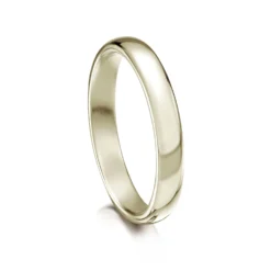 Traditional 3mm Wedding Ring In 9ct White Gold