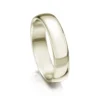 Traditional 5mm Wedding Ring In 9ct White Gold -Outlet Jewel Orix Store 9W R5MOC upright