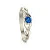 Celtic Twist Sapphire Ring In 9ct White Gold 2 Celtic Twist Sapphire Ring In 9ct White Gold -Outlet Jewel Orix Store 9W SAP R175 upright