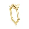 Honeycomb & Bee Hexagon Ring In 9ct Yellow Gold -Outlet Jewel Orix Store 9Y R277