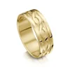 Pierowall Twist Celtic Dress Ring In 9ct Yellow Gold -Outlet Jewel Orix Store 9Y RX13 upright
