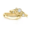 Cosmos Constellation Diamond Ring Set In 9ct Yellow Gold -Outlet Jewel Orix Store 9Y SET SR272 RX272 face