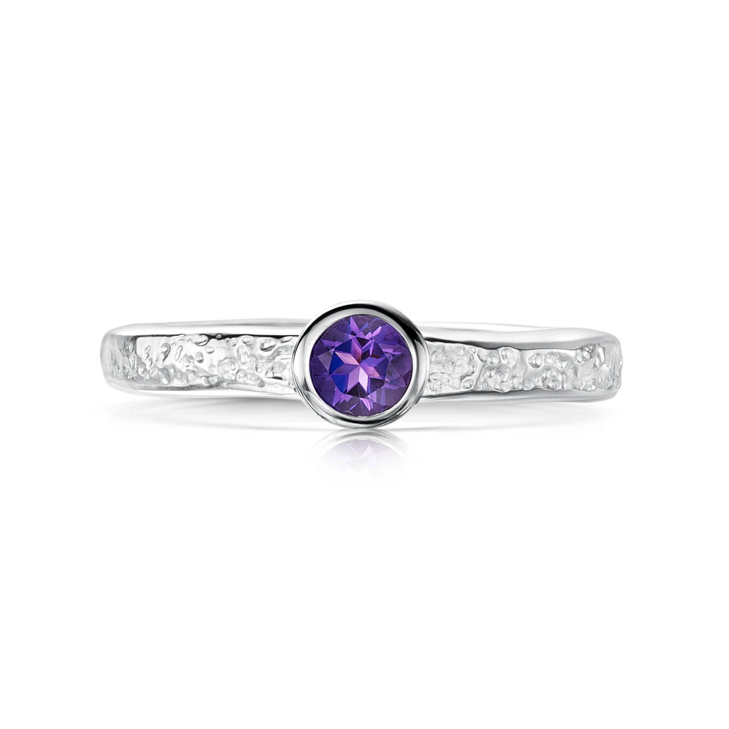 Matrix Amethyst Ring In Sterling Silver 3 Matrix Amethyst Ring In Sterling Silver - Image 2