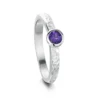 Matrix Amethyst Ring In Sterling Silver