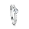 Matrix Cubic Zirconia Ring In Sterling Silver -Outlet Jewel Orix Store CZ SR0215 upright
