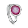 Lunar Bright Small Ring In Hot Pink Enamel 1 Lunar Bright Small Ring In Hot Pink Enamel -Outlet Jewel Orix Store ER0249 HPINK upright
