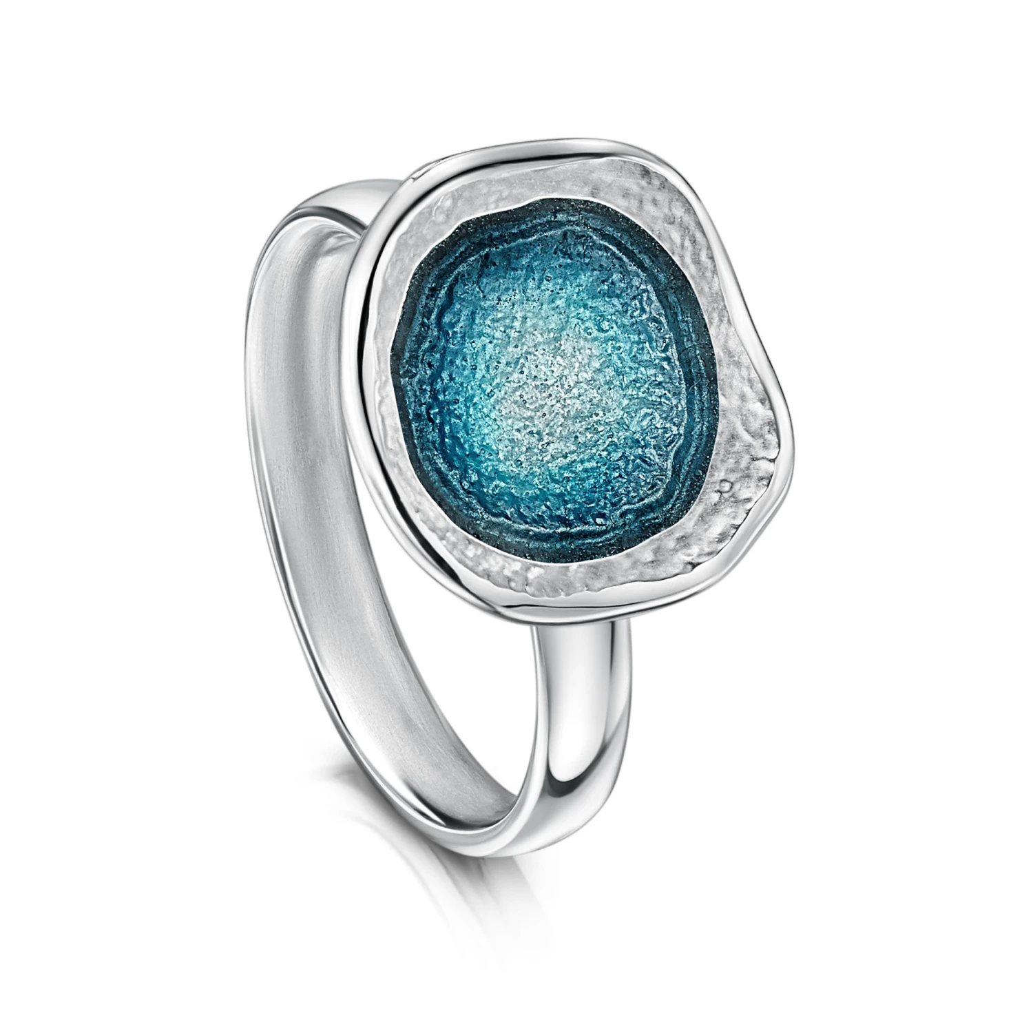 Lunar Small Ring In Lichen Enamel 3 Lunar Small Ring In Lichen Enamel