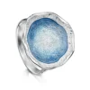 Lunar Ring In Lunar Blue Enamel -Outlet Jewel Orix Store ER249 LUNAR upright