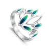 Seasons Sterling Silver Ring In Spring Enamel -Outlet Jewel Orix Store ER262 SPRNG upright