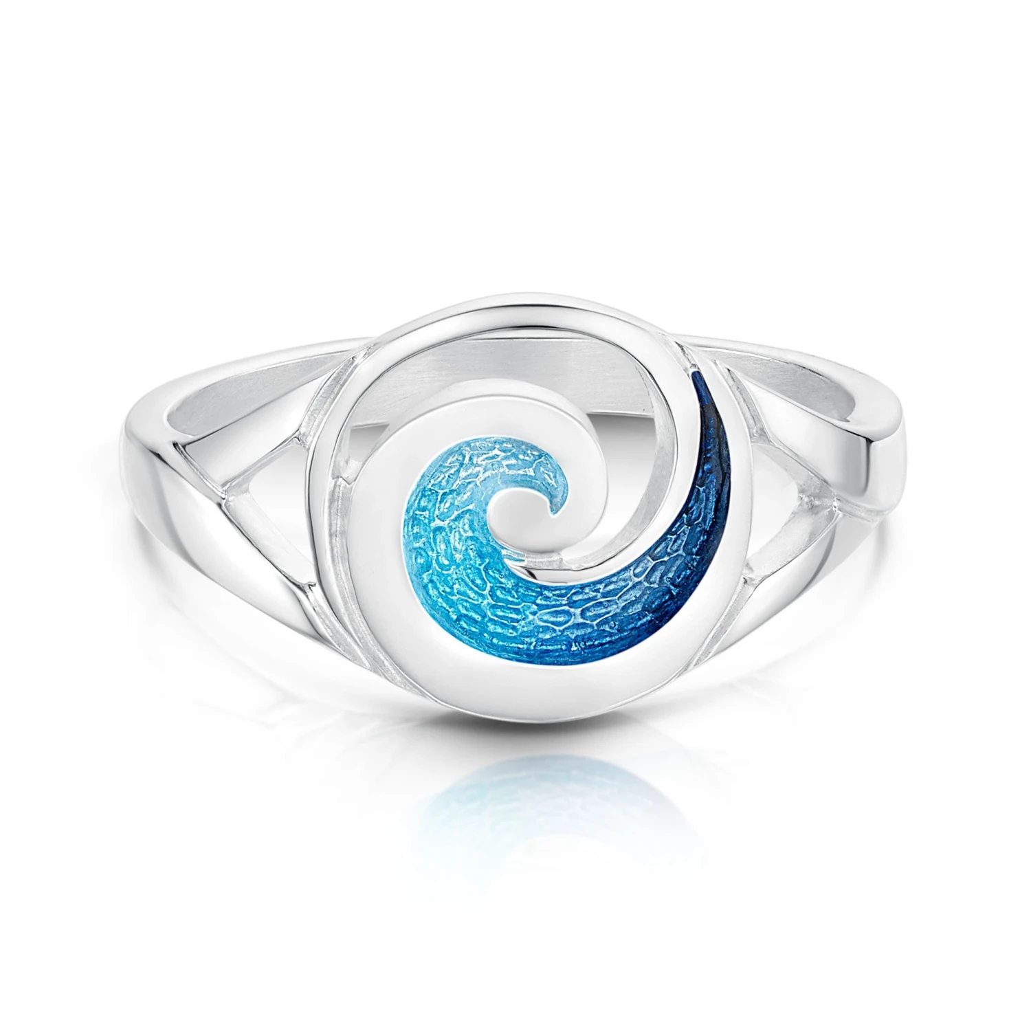 Pentland Enamel Ring In Sterling Silver 4 Pentland Enamel Ring In Sterling Silver - Image 2