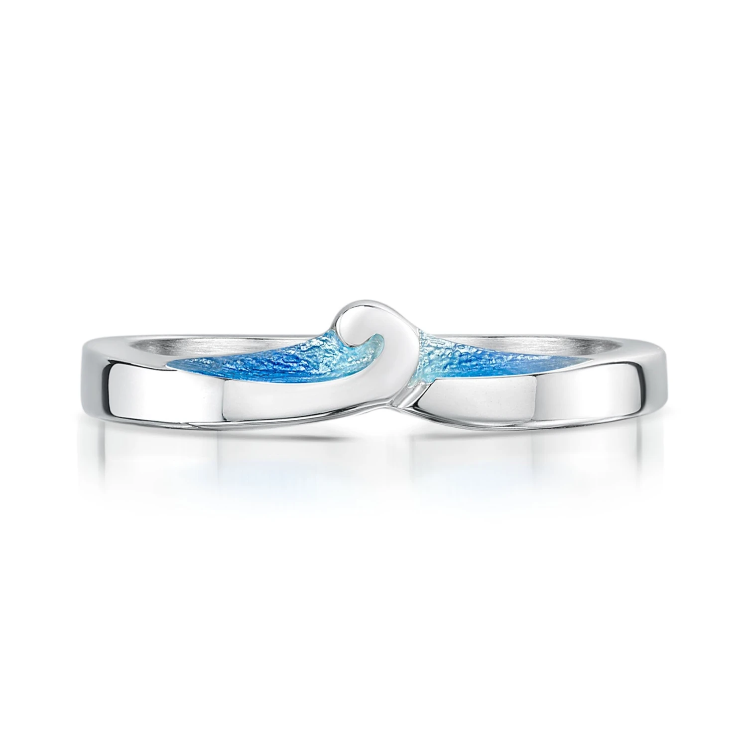 New Wave Ring In Light Ocean Enamel 4 New Wave Ring In Light Ocean Enamel - Image 2