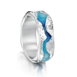 Lava Stream Dress Ring In Pentland Enamel