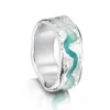 Lava Stream Dress Ring In Surf Enamel -Outlet Jewel Orix Store ERX218 SURF upright