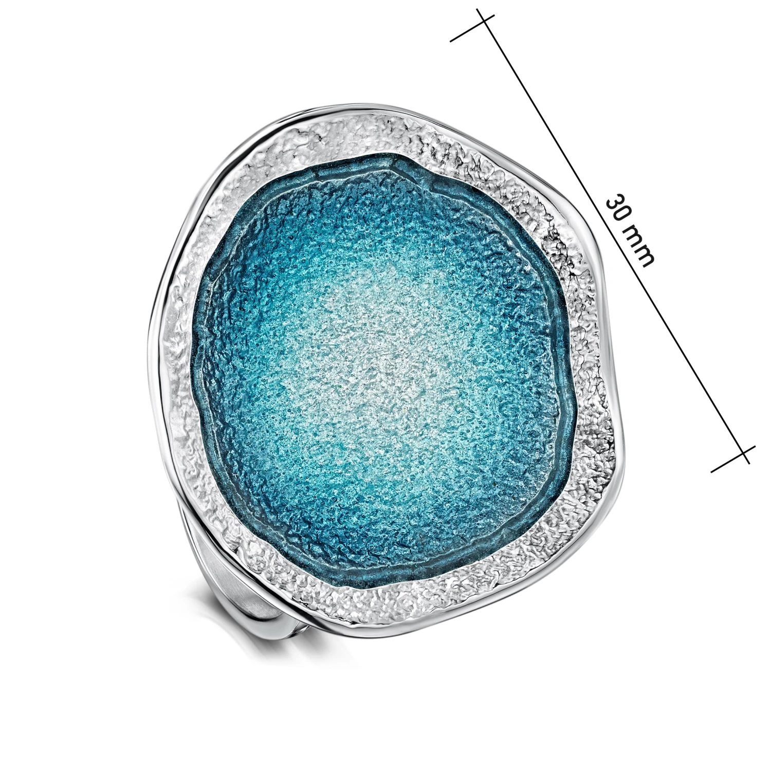 Lunar Dress Ring In Lichen Enamel 4 Lunar Dress Ring In Lichen Enamel - Image 2