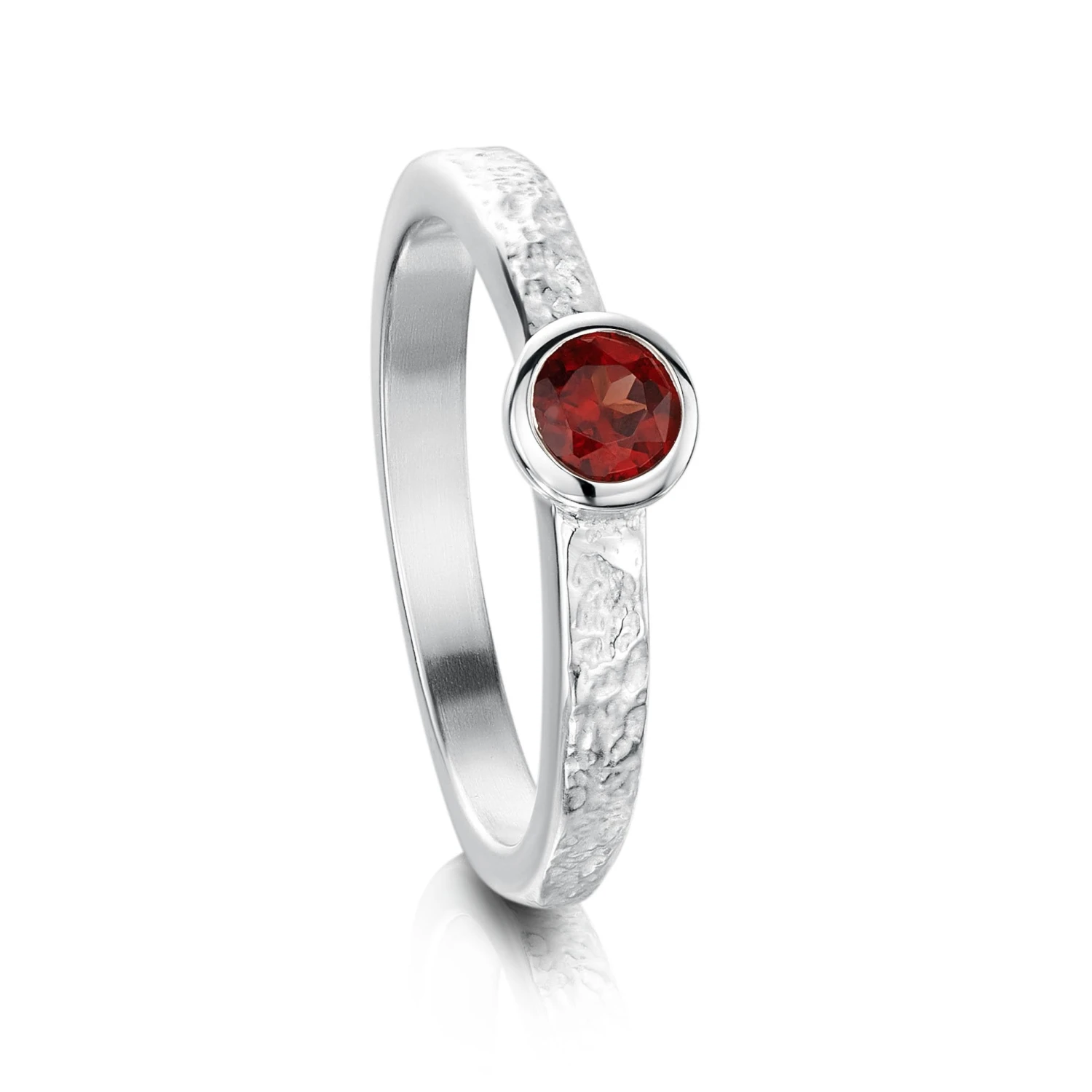 Matrix Garnet Ring In Sterling Silver 3 Matrix Garnet Ring In Sterling Silver