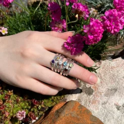 Matrix Amethyst Ring In Sterling Silver 8 Matrix Amethyst Ring In Sterling Silver -Outlet Jewel Orix Store Matrixstonesetrings all