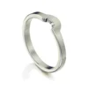 Arch Wedding Band In Platinum (R0181) -Outlet Jewel Orix Store PLT R0181 upright