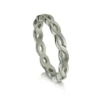 Celtic Twist Band In Platinum -Outlet Jewel Orix Store PLT R174 upright