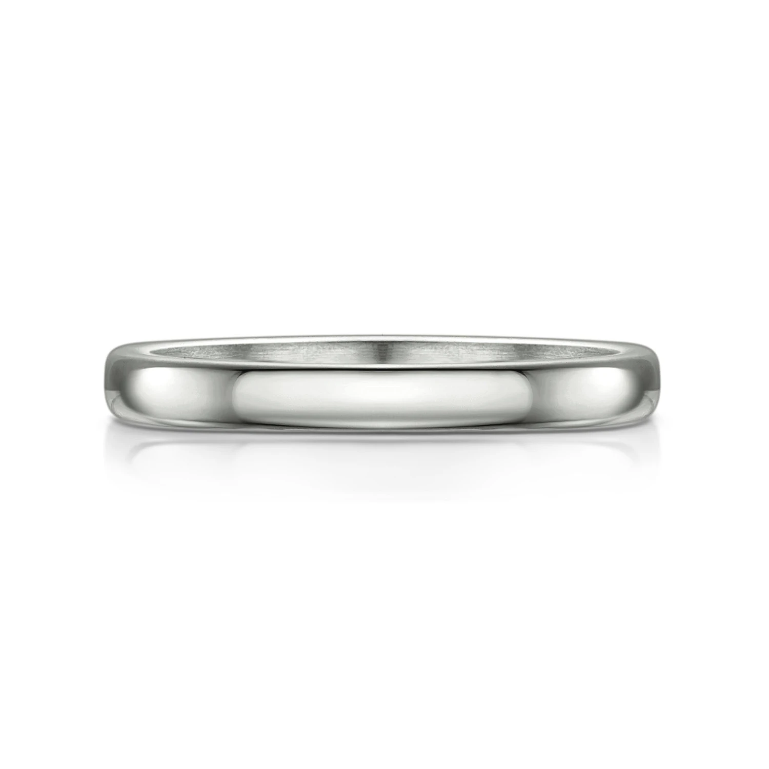 Traditional 2.5mm Wedding Ring In Platinum 3 Traditional 2.5mm Wedding Ring In Platinum