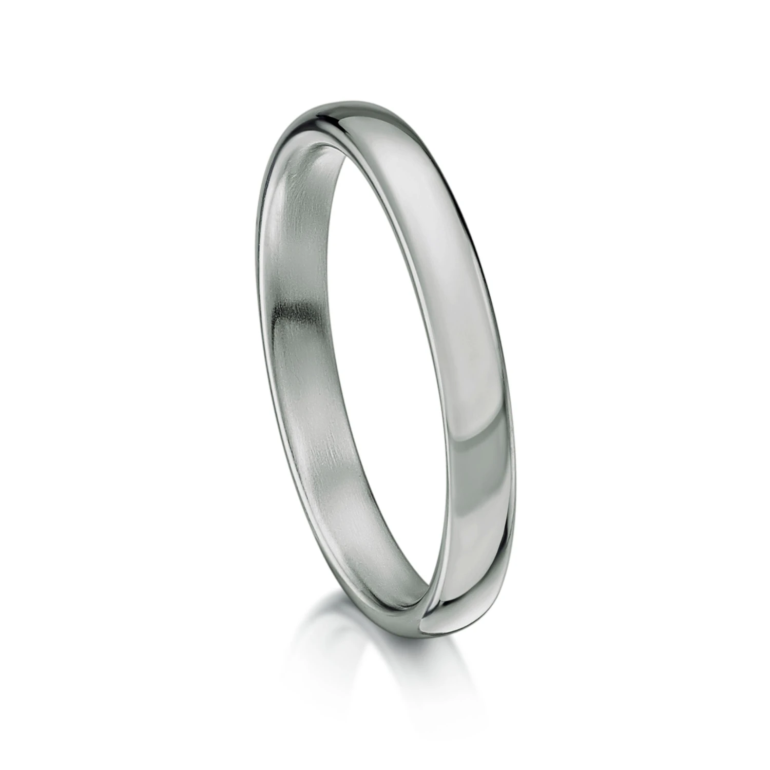 Traditional 2.5mm Wedding Ring In Platinum 4 Traditional 2.5mm Wedding Ring In Platinum - Image 2