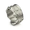 River Ripples Dress Ring In Platinum