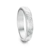 Matrix 4mm Band In Sterling Silver