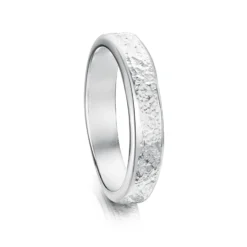 Matrix 4mm Band In Sterling Silver