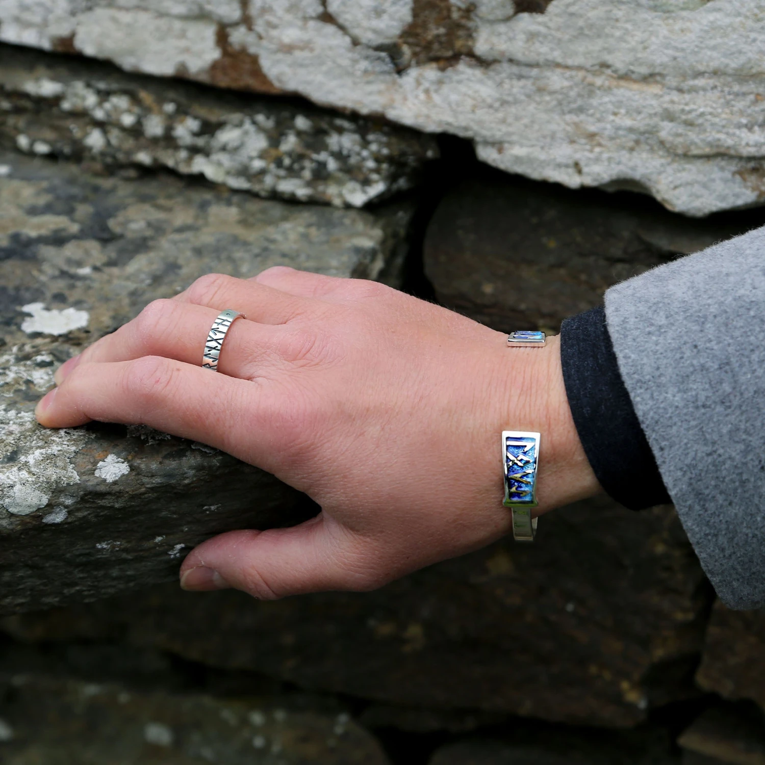 Runic Ring In Sterling Silver 8 Runic Ring In Sterling Silver - Image 6