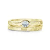 Matrix Diamond Ring Set In 18ct Yellow Gold -Outlet Jewel Orix Store SET 18Y DR0215 R0215 face1